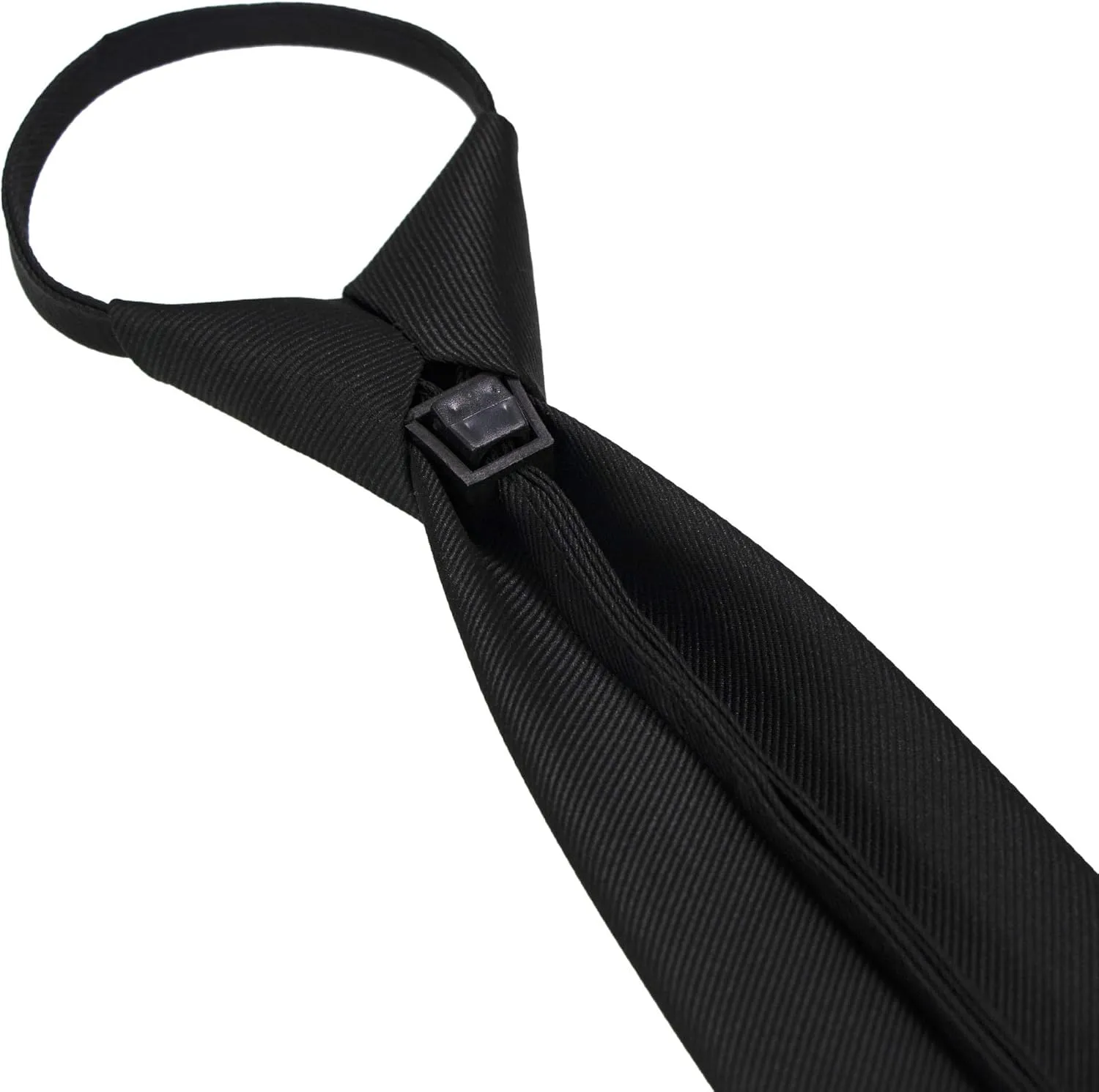 3.15??Solid Color Pre-tied Adjustable Necktie for Business and Wedding