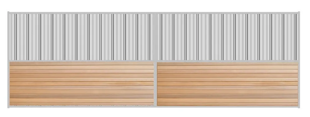 8'H x 24'W Horse Shelter Wall W/ T&G Wood