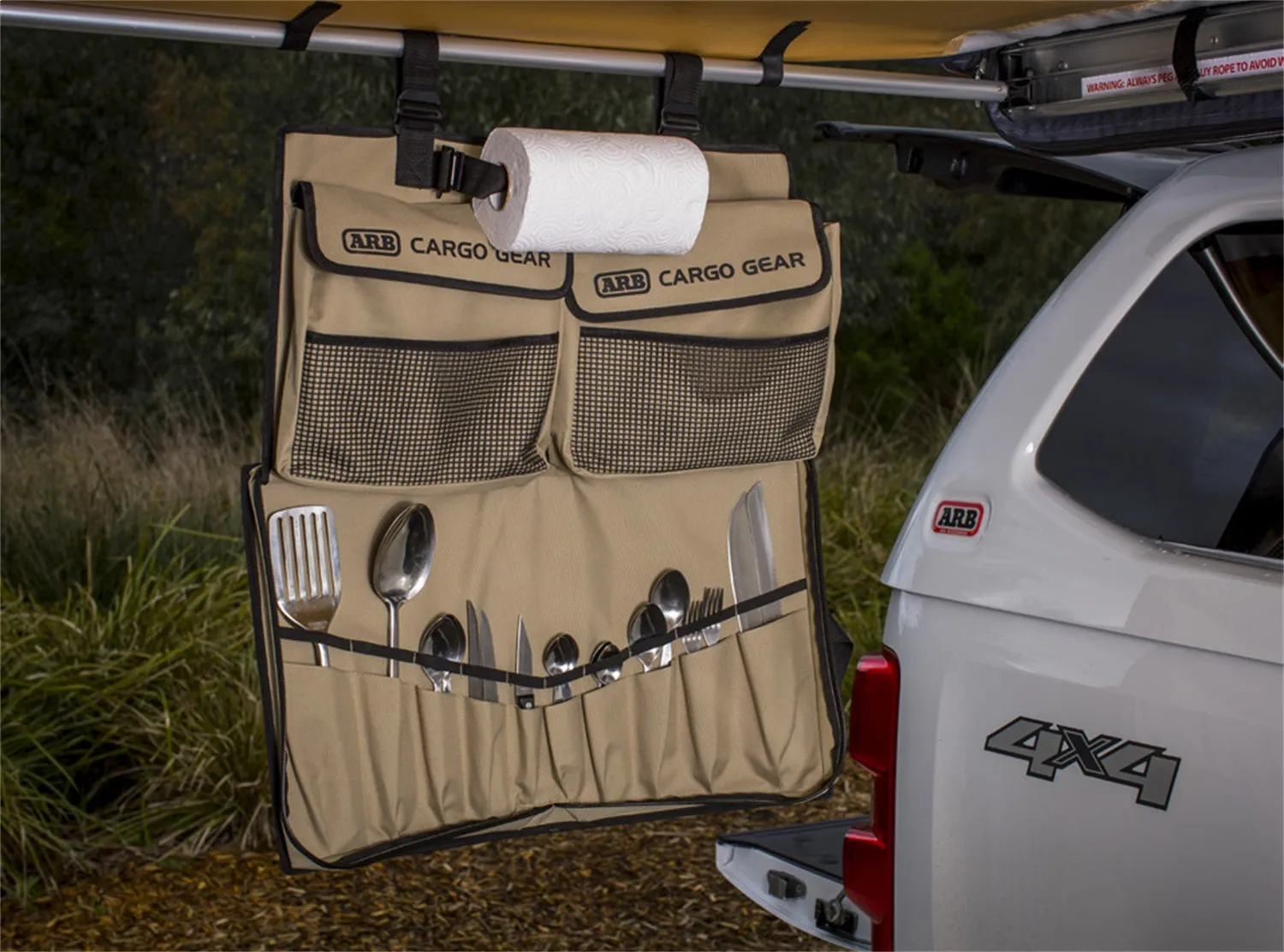 ARB ARB-4344 Utility Case; 18 Storage Pockets; Heavy-Duty Poly Oxford Material;