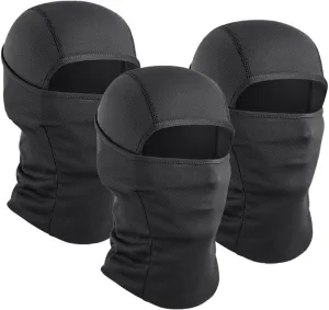 AXBXCX 3 Pack Lightweight Balaclava Ski Mask - Breathable Summer Face Cove for Motorcycle, Football, Cycling, Outdoor Sports