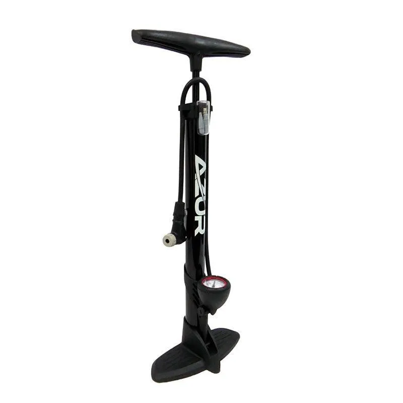 Azur Performance Alloy Clever Valve Pump With Gauge - Black