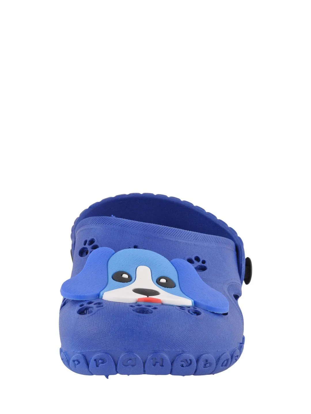 Blue Puppy-Themed Clogs with Paw Print for Boys