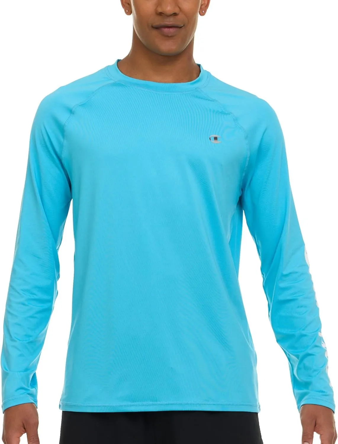 Champion Rash Guard for Men, Long Sleeve Mens Swim Shirt for Fishing Hiking UPF  50 SPF Sun UV Protection, Quick Dry