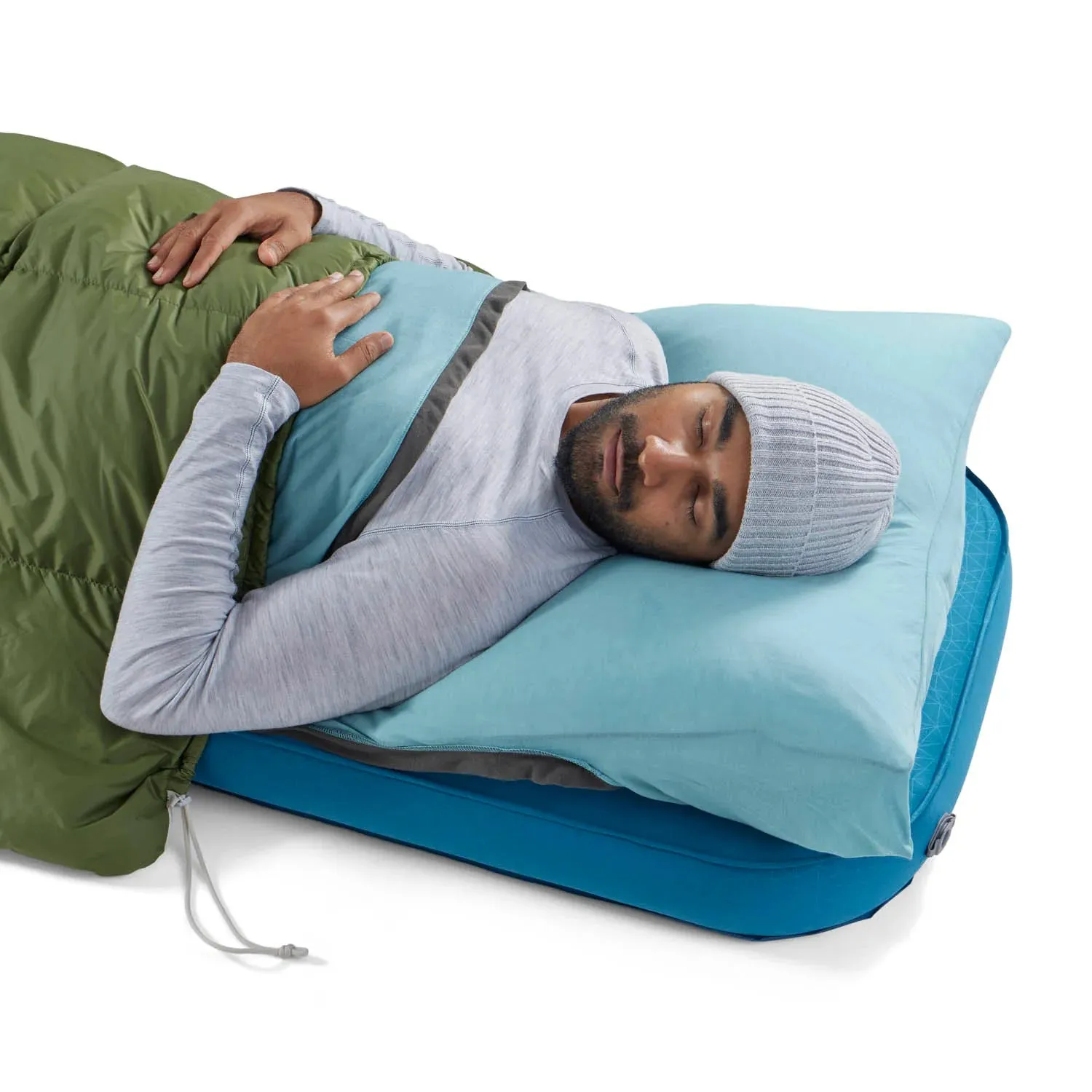 Comfort Blend Sleeping Bag Liner - Rectangular w/ Pillow Sleeve