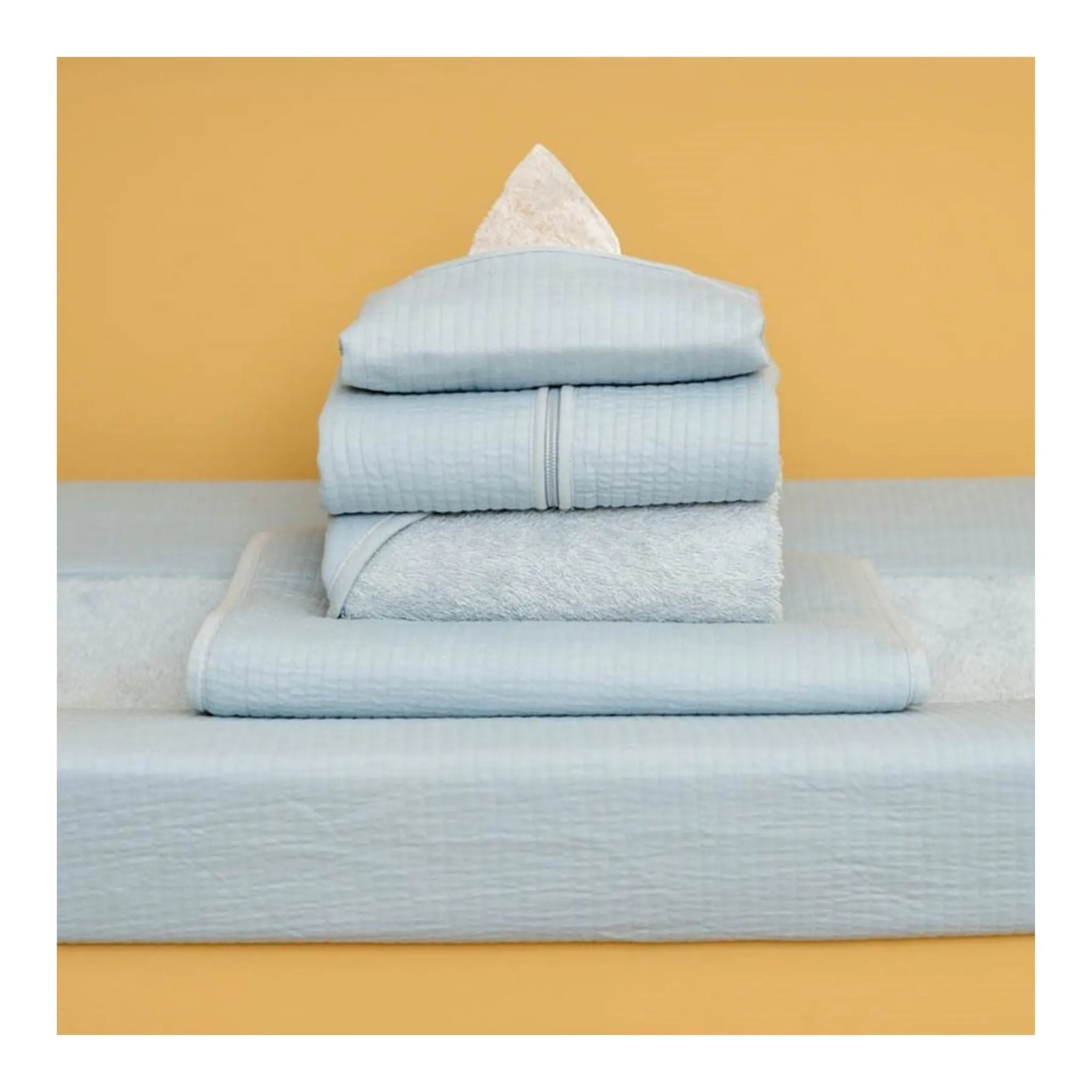 Cotton Summer Sleeping Bag 90 cm Pure Soft Blue
