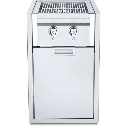 Crown Verity Infinite Built-In Gas Dual Side Burner with Single Drawer and Light Package (Bulk Tanks Only) IBISC-SB-SIBULK-1D-LT