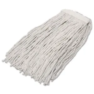 CUT-END WET MOP HEAD, 4-PLY, 16OZ, NATURAL, BOX OF 12