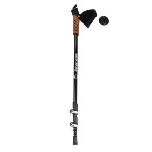 DISCOVERY ADVENTURES CARBON FIBER TREKKING POLES – COLLAPSIBLE,LIGHTWEIGHT,HIKING, WALKING & RUNNING STICKS WITH NATURAL CORK GRIPS, FLIP LOCKS, 4 SEASONS,CARRY BAG