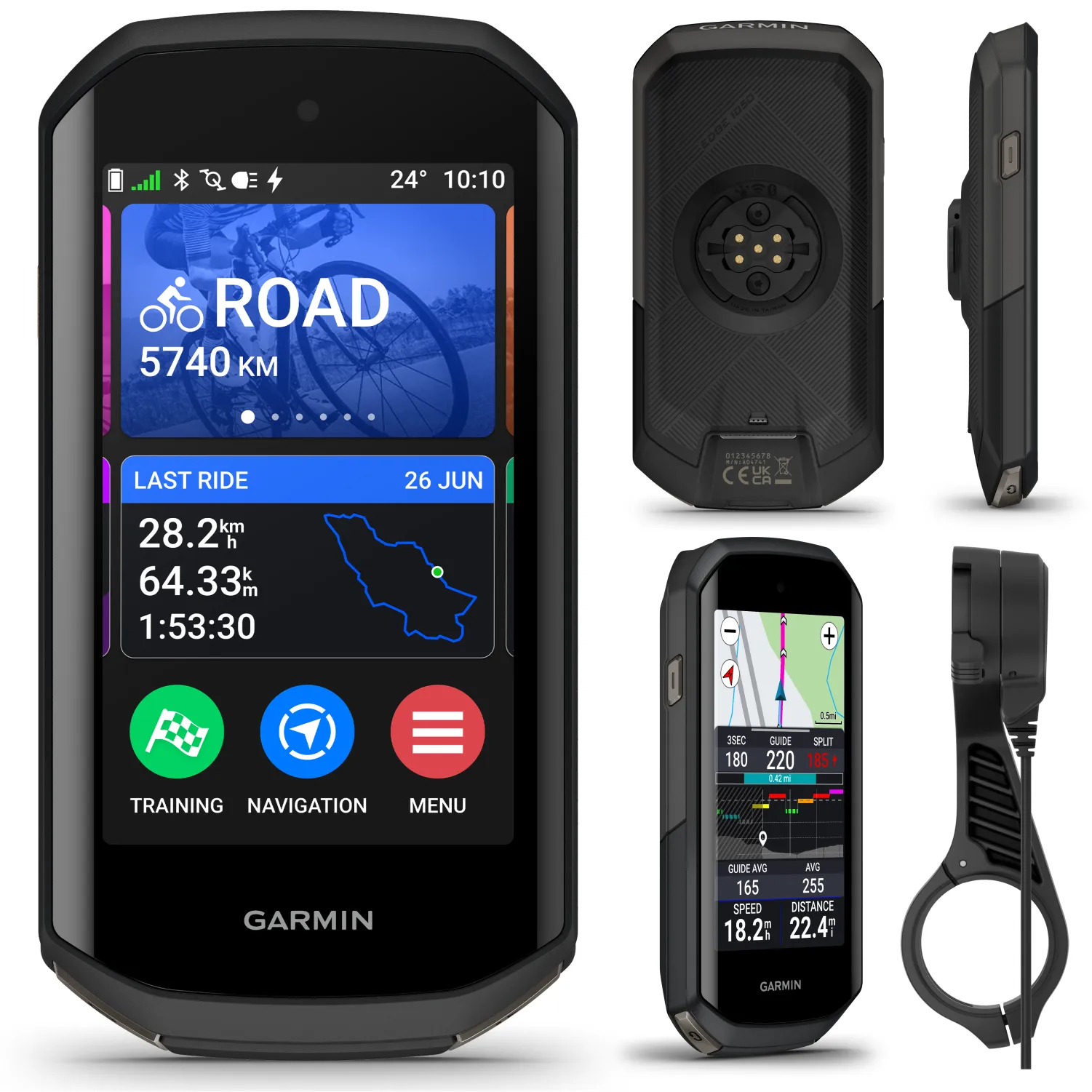 Garmin Edge 1050 Premium Cycling Computer, Vivid Color Touchscreen Display, Built-in Speaker, Advanced Training, Wearable4U