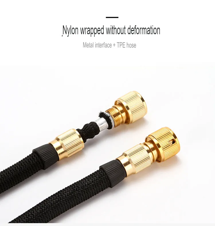 Home Garden Car Washing And Flower Watering Magic Automatic Telescopic Water Pipe Gourd Pipe High Pressure Car Washing Water Gun Car Washing Tool