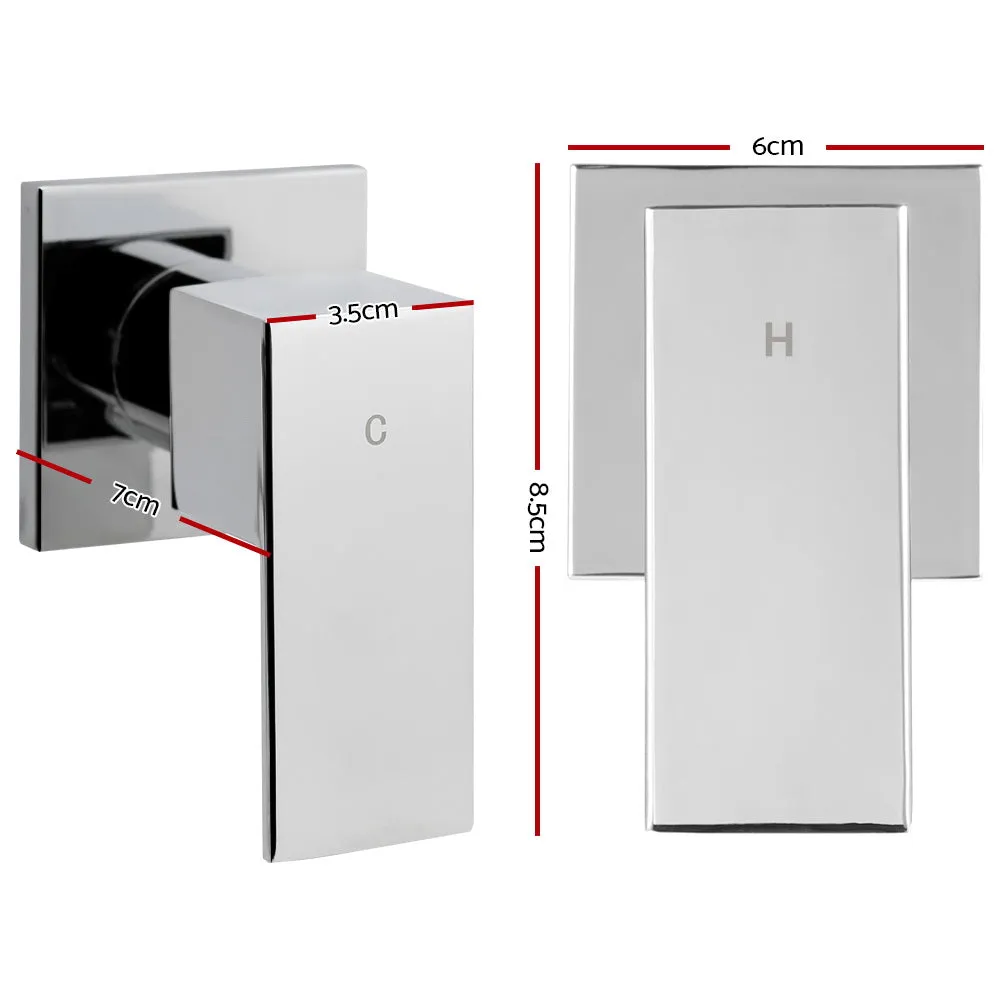 Hot & Cold Shower Taps, Brass, Leak-Proof, Cefito