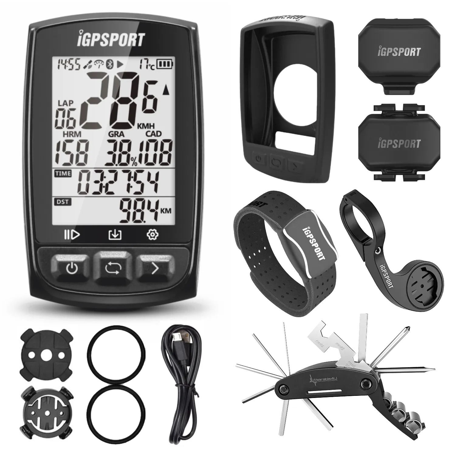 iGPSPORT iGS50S GPS Wireless Bike Computer (IGS50S)