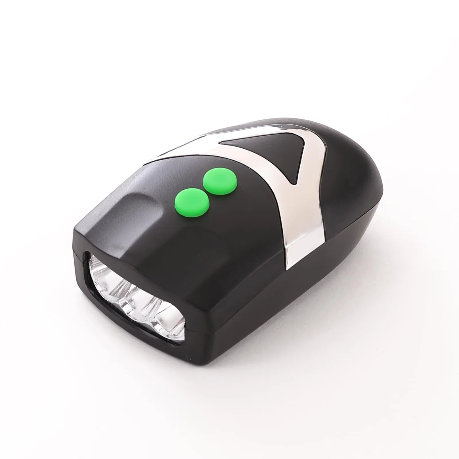 Kuber Industries Cycling Safety lights|Bicycle Light Battery Powered|Fits On Any Road Bikes (Black)