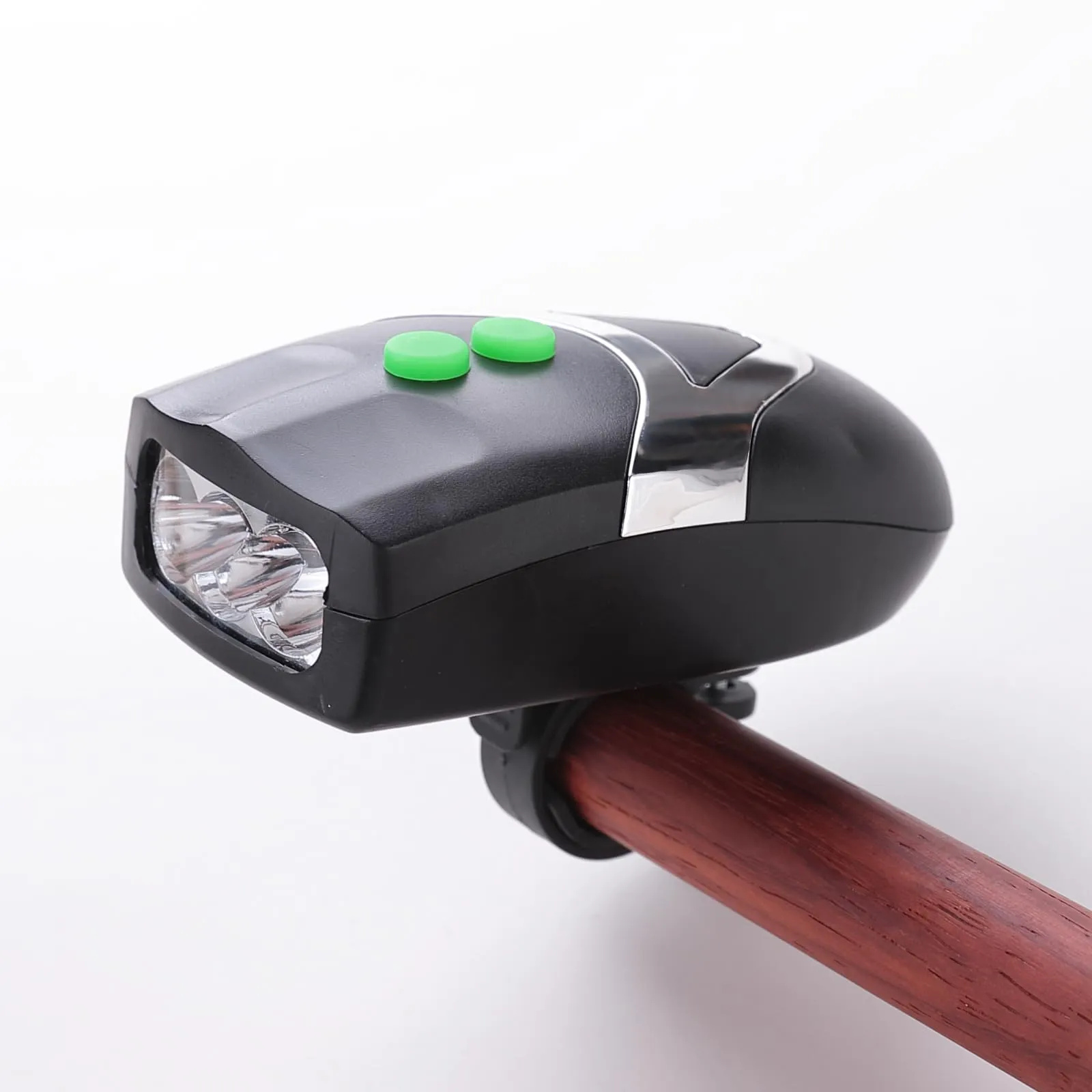 Kuber Industries Cycling Safety lights|Bicycle Light Battery Powered|Fits On Any Road Bikes (Black)