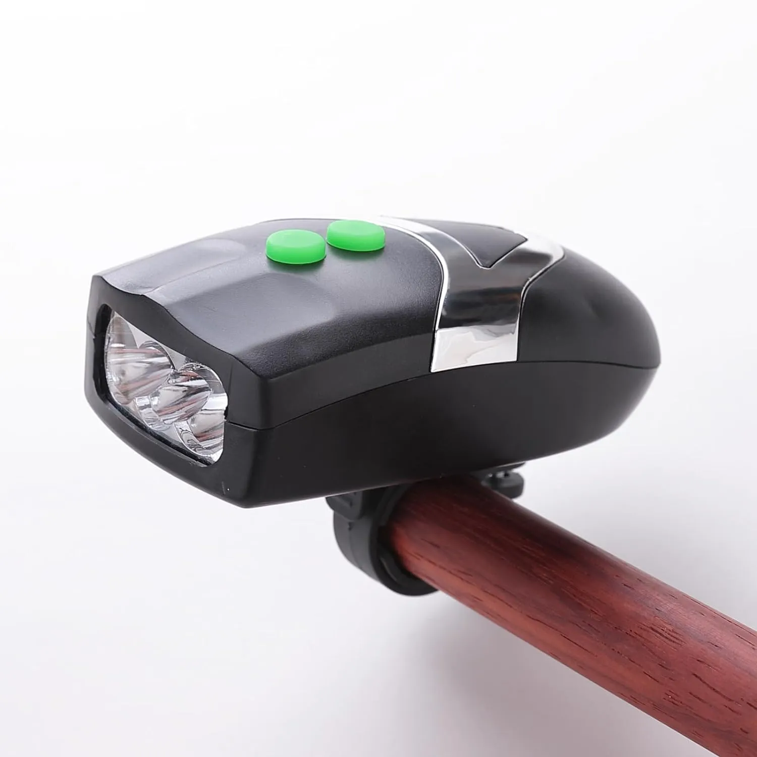 Kuber Industries Cycling Safety Lights|Bicycle Light Battery Powered|Fits On Any Road Bikes-Pack of 3 (Black)