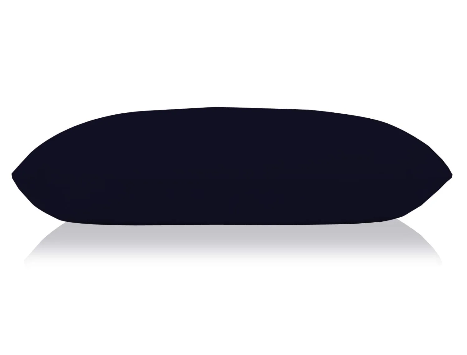 Kuber Industries Soft Throw Inserts with Microfiber Filled, Full Back & Lumbar Support Decorative Pillow 16"x24"(Blue)-Pack of 2,Black,F_26_KUBMART016823