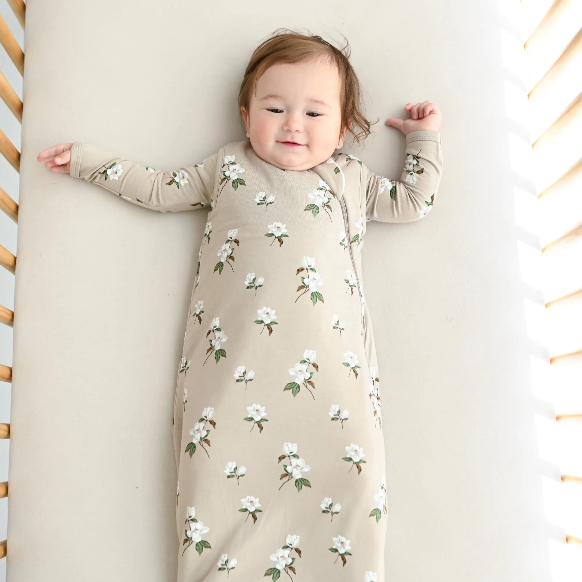 Kyte Baby Sleep Bag 1.0 TOG | Small Khaki Magnolia