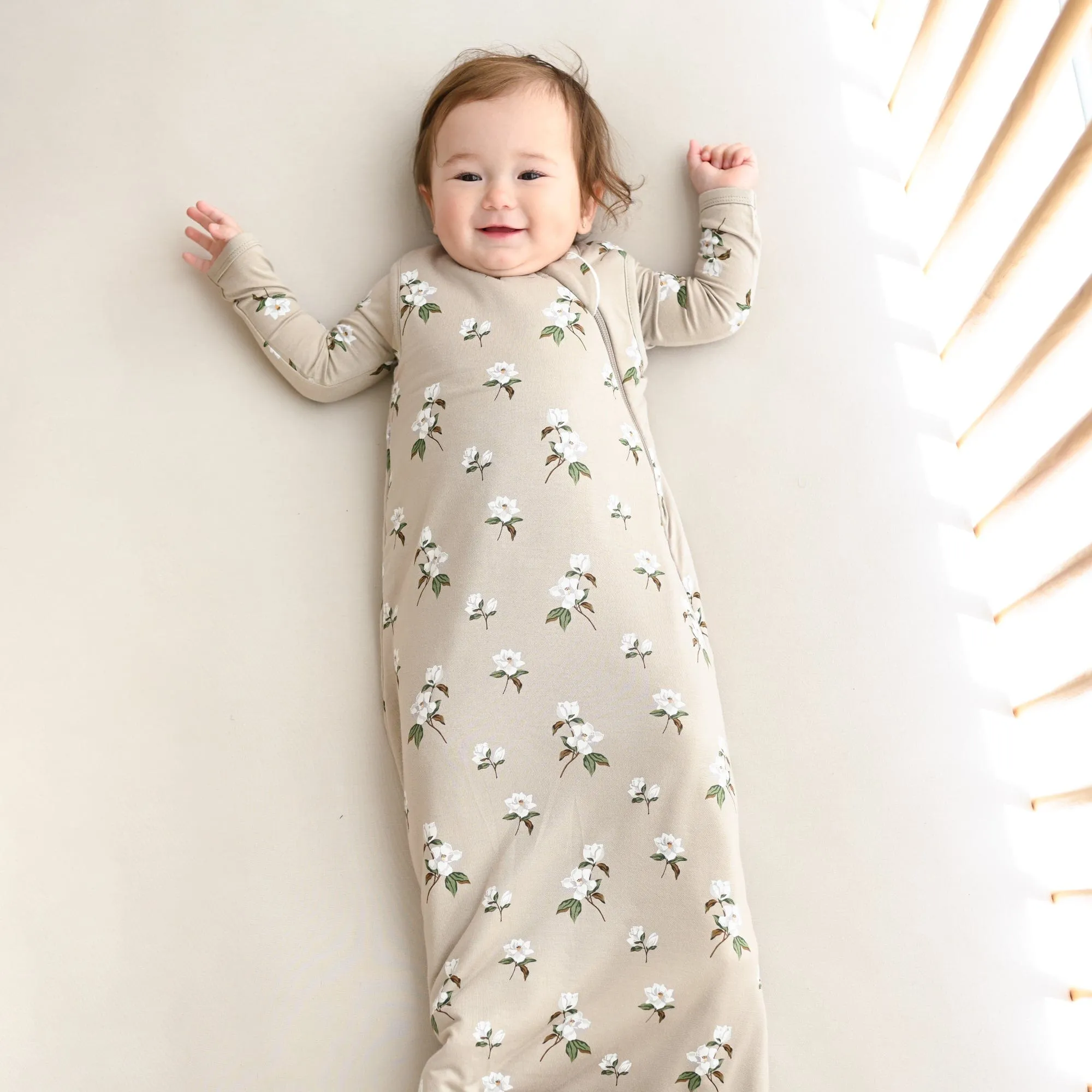 Kyte Baby Sleep Bag 1.0 TOG | Small Khaki Magnolia