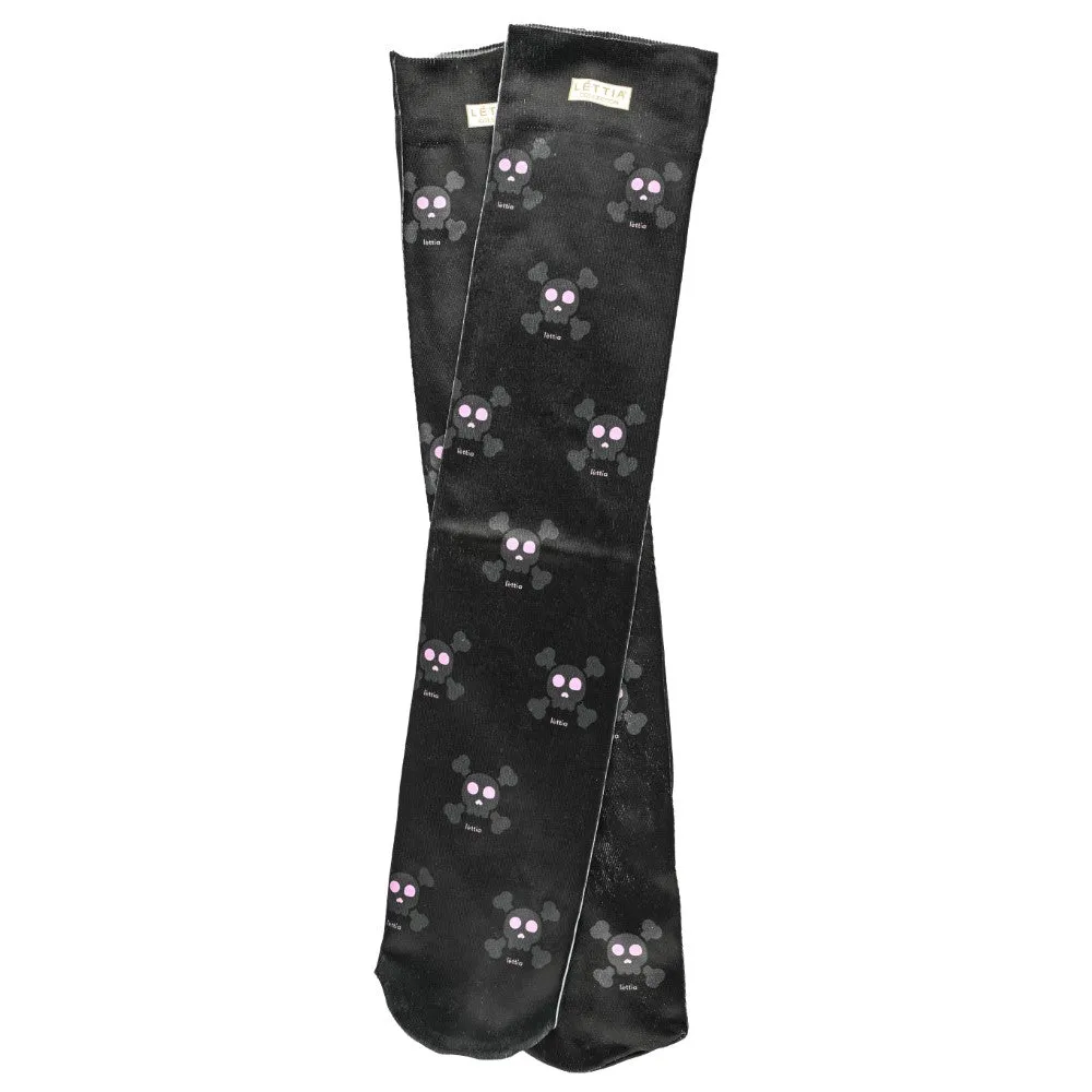 Lettia Skull-Boot Sock