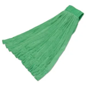 MICROFIBER TUBE MOP HEADS, GREEN, 7 1-2" HEADBAND, (5 PER PACK)
