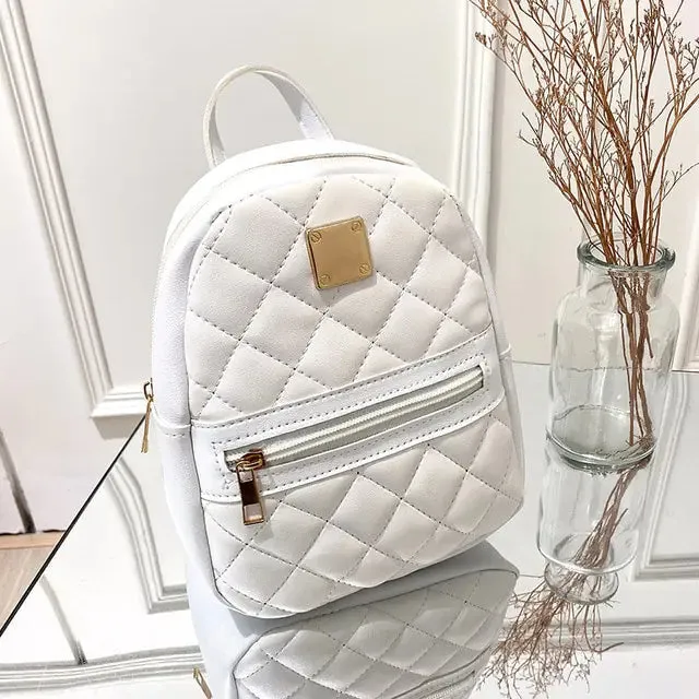 Mini Backpack For Women PU Leather Multifunction Crossbody Bag Ladies Phone Pouch Pack Shoulder Bags for Women