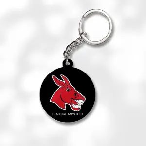 Pack 3 University of Central Missouri Keychains