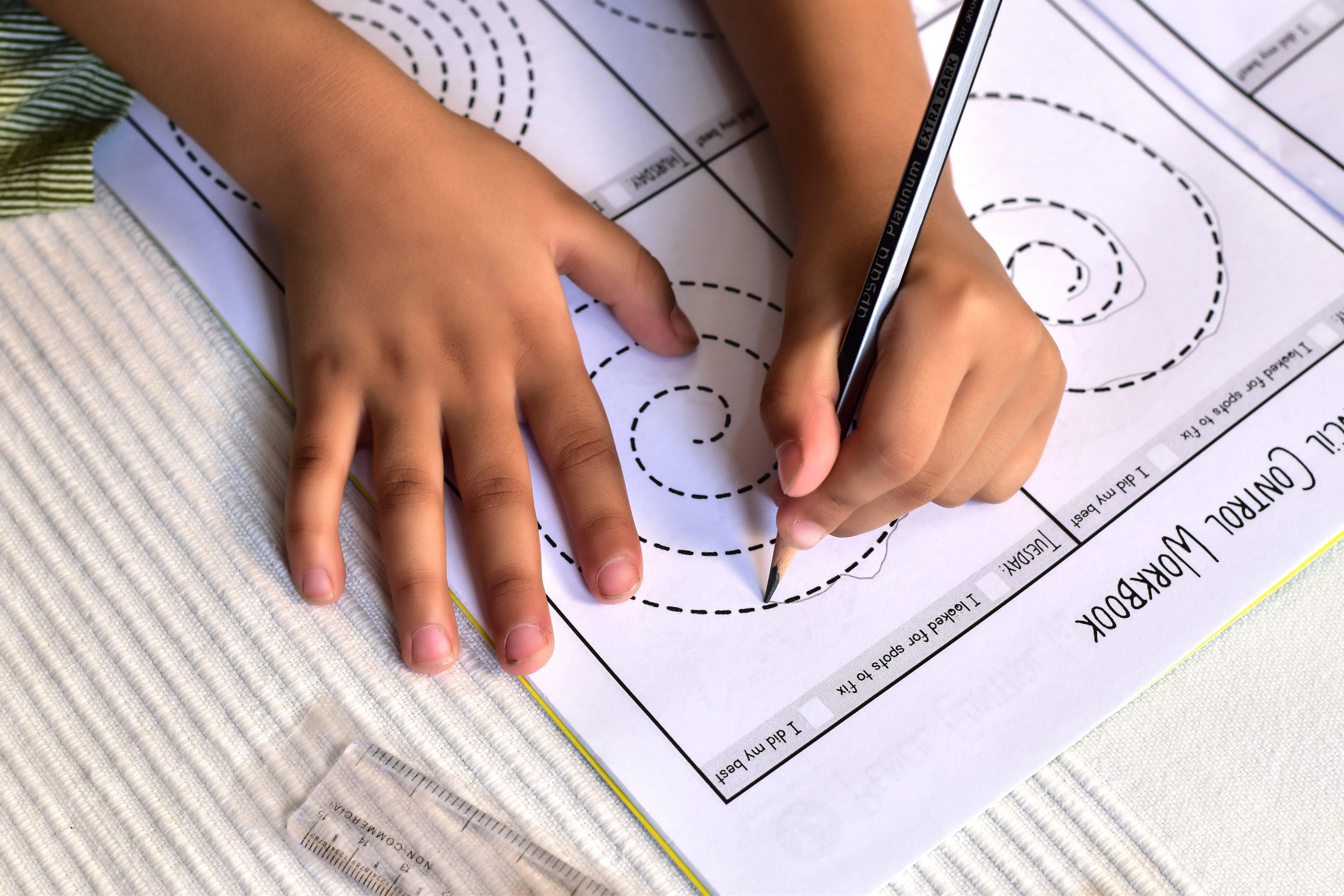 Pencil gripping Workbook