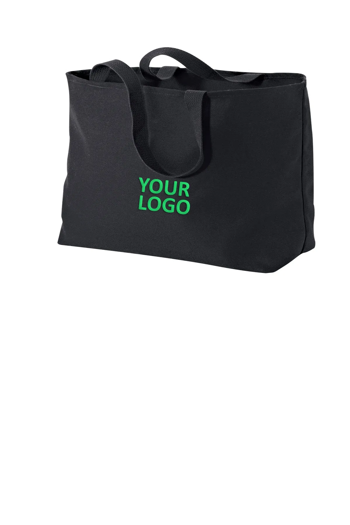 Port Authority - Jumbo Customized Tote, Black