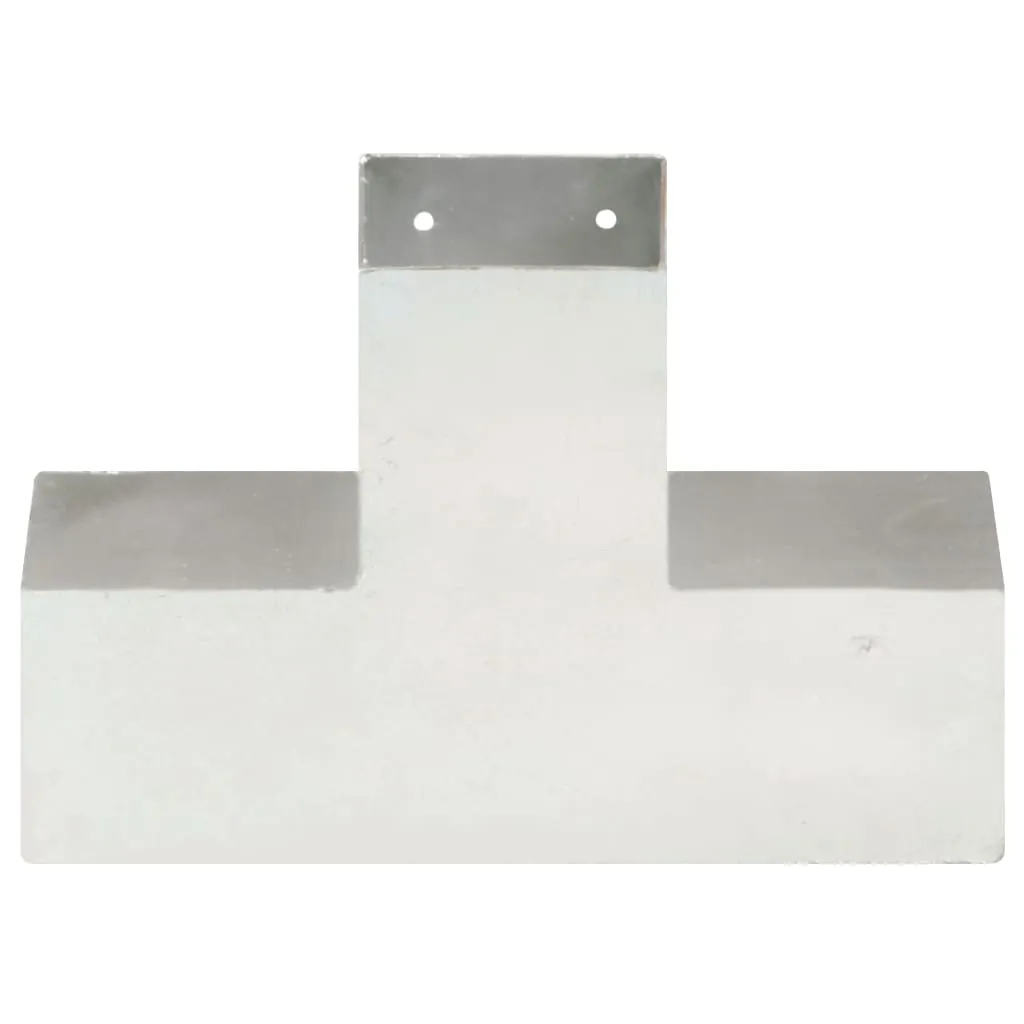 Post Connector X Shape Galvanised Metal 91x91 mm