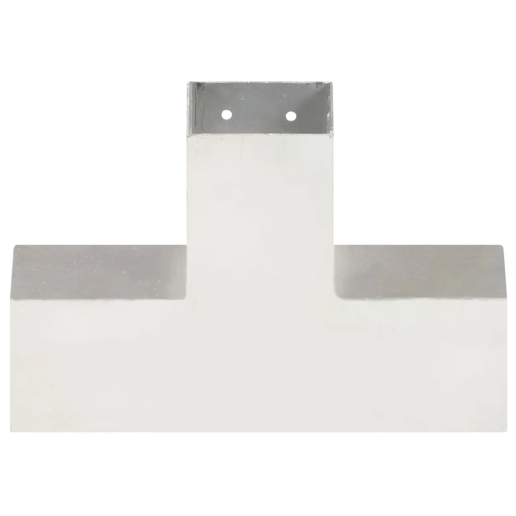 Post Connectors 4 pcs X Shape Galvanised Metal 81x81 mm