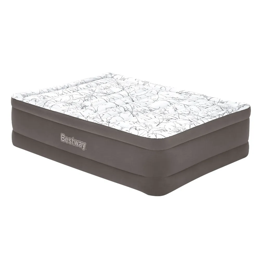 Queen Air Mattress with Built-in Pump & Antimicrobial - Bestway