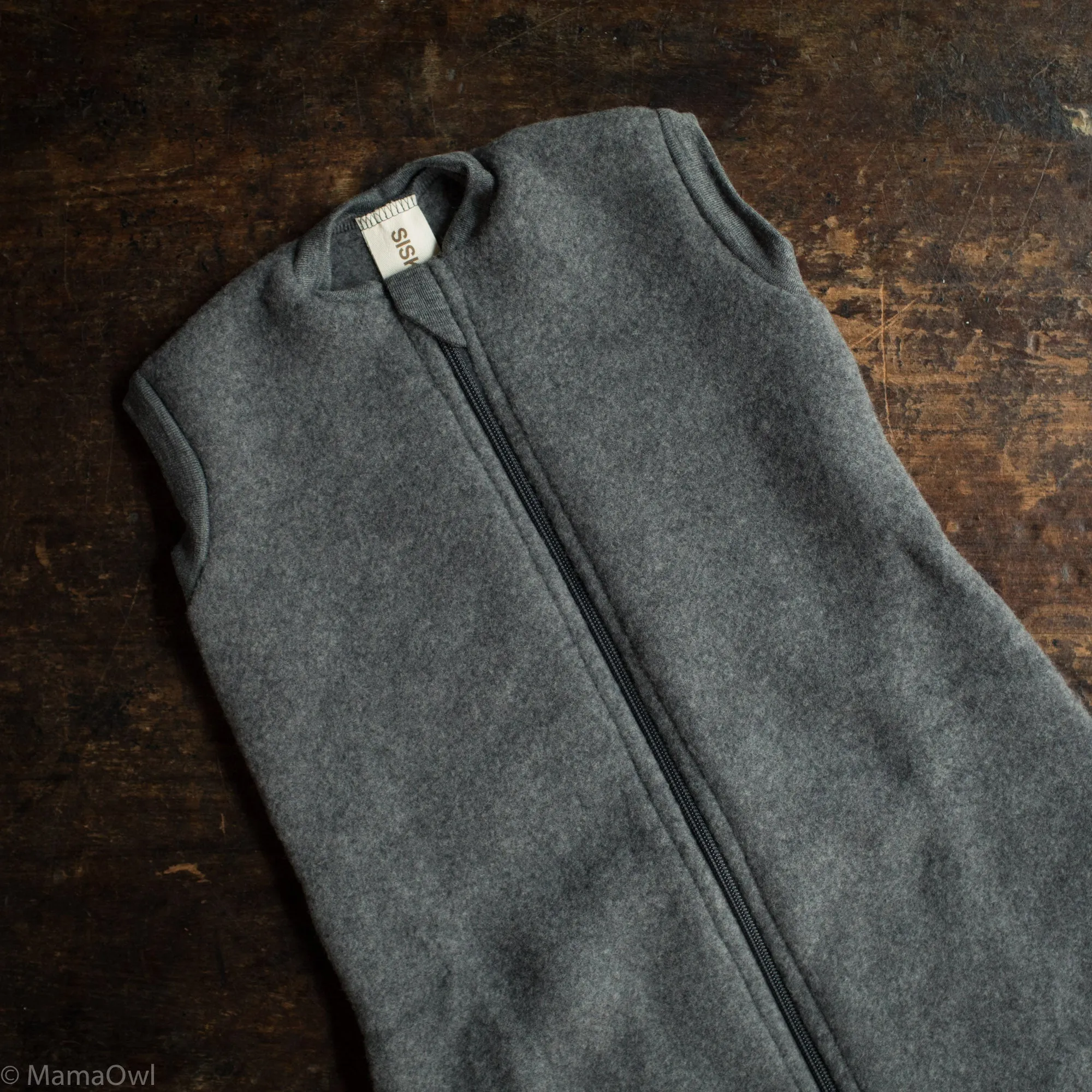 Reedling Sleeping Bag - Merino Wool Fleece - Slate