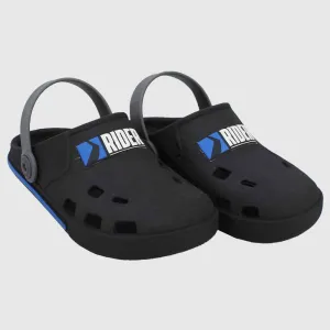 Rider Unisex Black Clogs Slippers