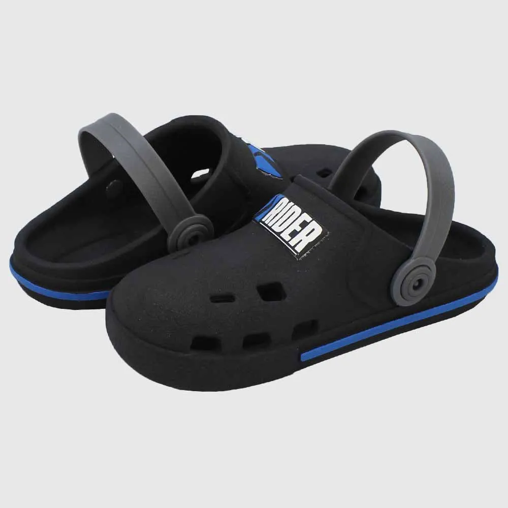 Rider Unisex Black Clogs Slippers