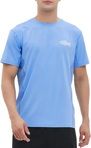Riverruns Fishing T-Shirt Men??s UPF 50  Sun Protection Fishing Shirt Short Sleeve Performance Tee #1006