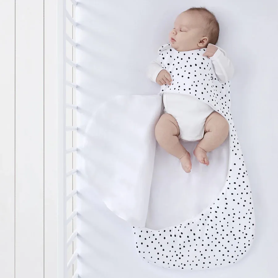 SnuzPouch Sleeping Bag, 1.0 Tog, 0-6M (Mono Spot)