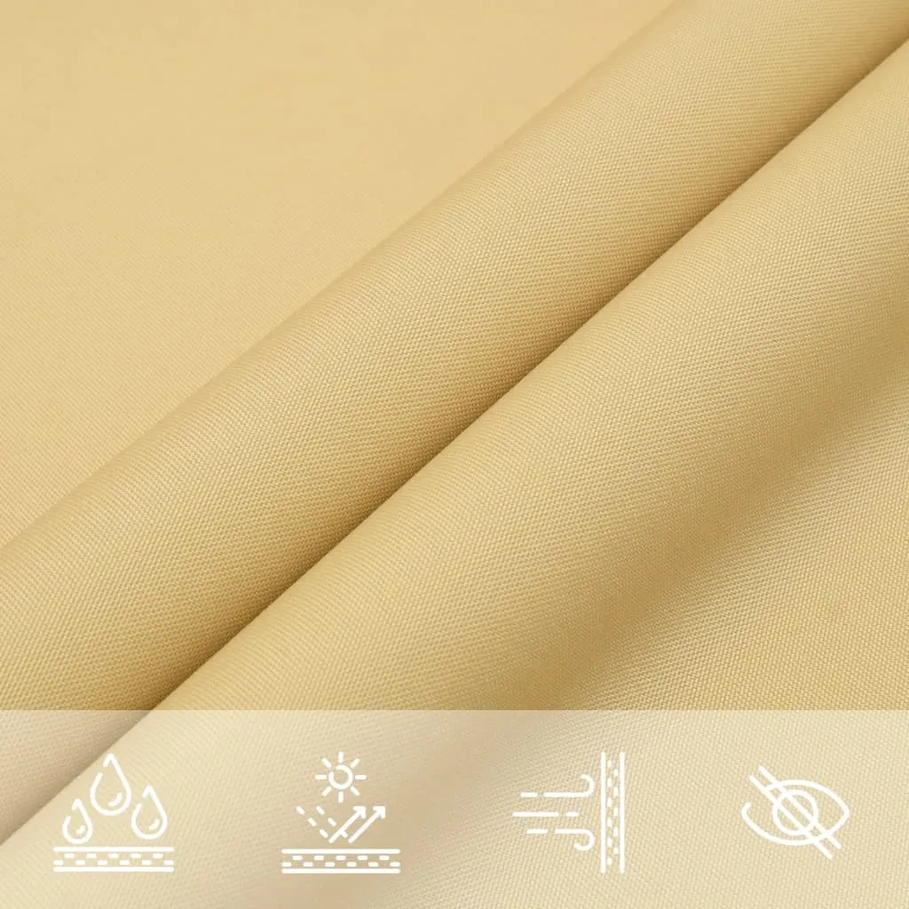 Sun Shade Sail Sand 4x2 m 100% Polyester Oxford