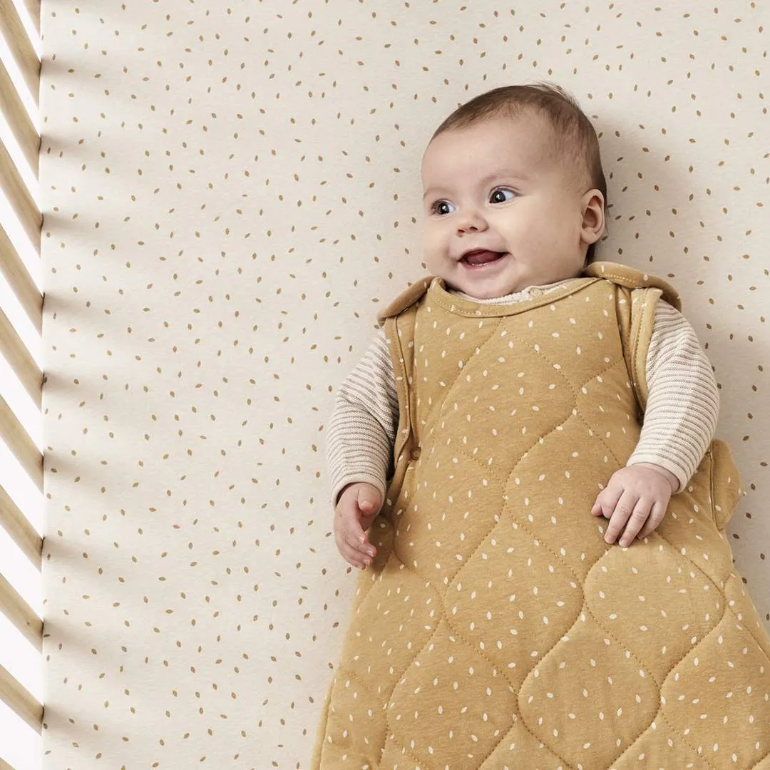 The Little Green Sheep Sleeping Bag - Honey Rice - TOG 2.5