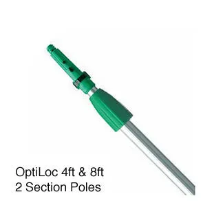 Unger 8ft OptiLoc 2 Section Telescopic Pole
