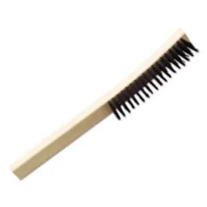 WIRE DEBURRING BRUSH, 13.75" BRUSH, 1 1-8"BRISTLES, STEEL-WOOD (10 per pack)