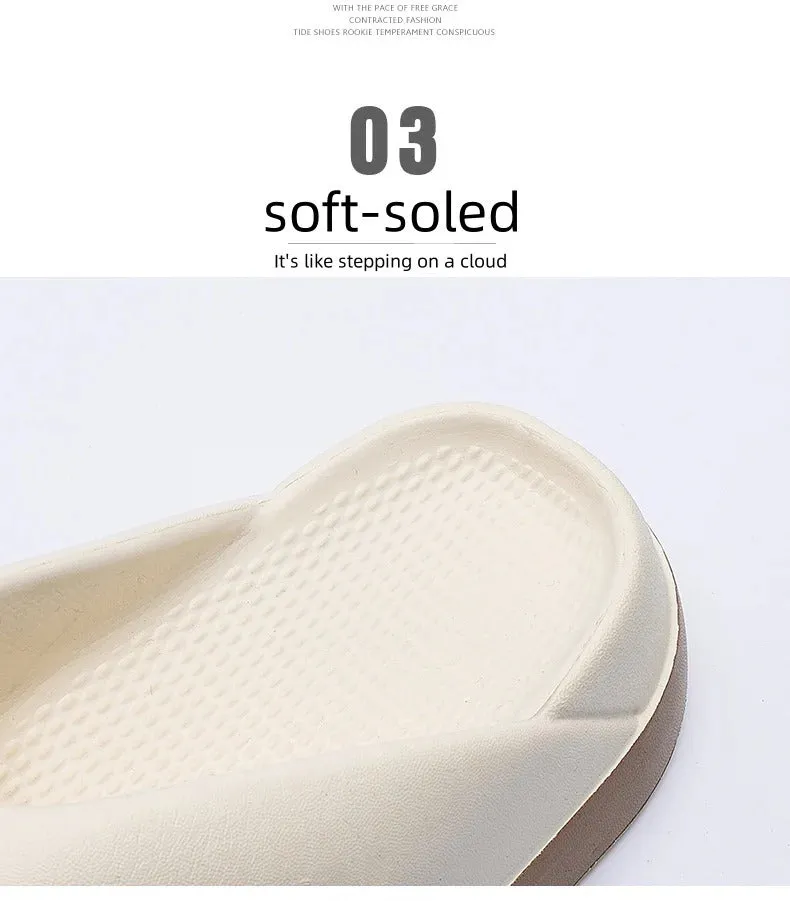 Woman flip flops Popular Design Shoes 2024 trend Casual Platform Sandals non-slip Outdoor slippers Unique features Flat sandals