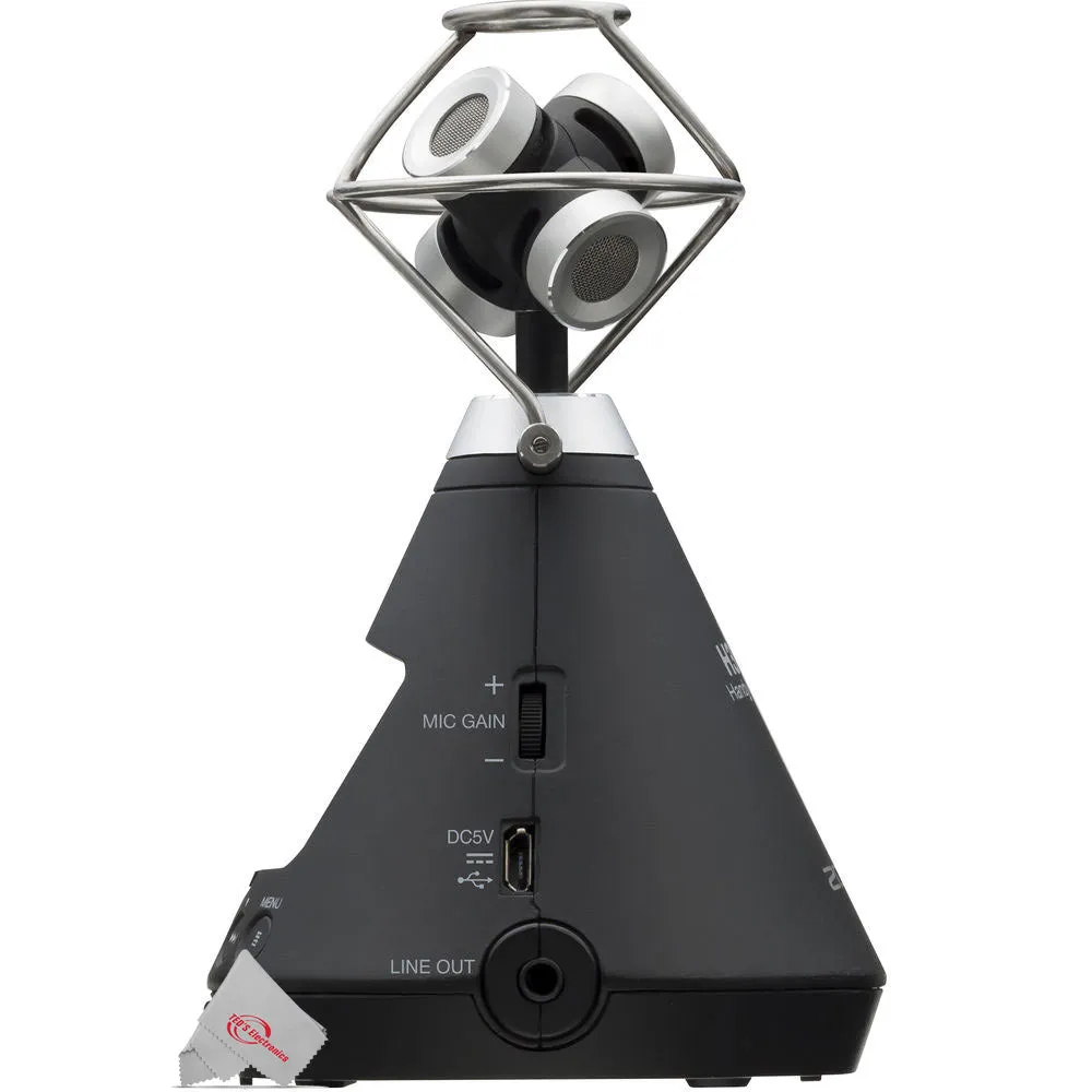 Zoom H3 VR Handy Audio Recorder with Built-In Ambisonics Mic Array